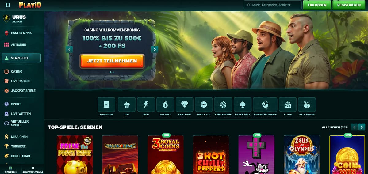 Playio punktet als flexibles casino ohne oasis durch über 25 verschiedene Zahlungswege, die Spielern eine unerreichte Auswahl bei ihren Echtgeld-Transaktionen außerhalb des Sperrsystems bieten.
